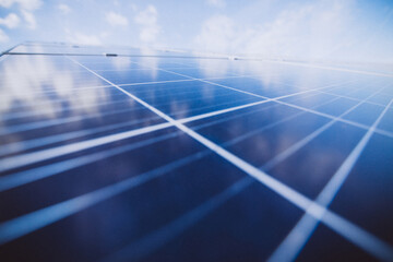 Solar panel photovoltaic isolated in the field