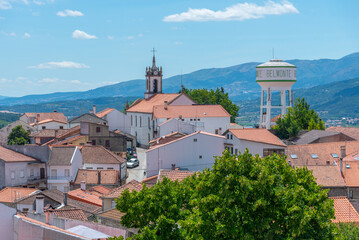 Wall Mural - Panorama of Belmonte town in Portugal