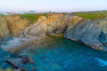 Sticker - Rugged coast at Porto Covo in Portugal