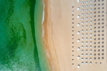 Sticker - Aerial view of Ilha de Tavira in Portugal