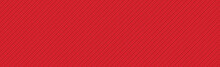Panoramic Abstract Red Texture Background Slanted Lines - Vector