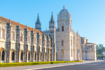 Wall Mural - View of mosteiro dos Jeronimos in Belem, Lisbon, Portugal