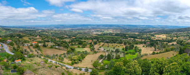 Rural landscape of Beira region in Portugal