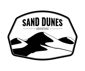 Wall Mural - Sand Dunes Emblem