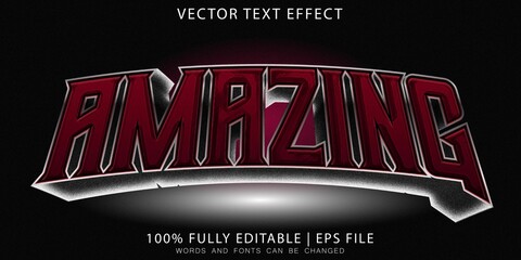 Sticker - red the amazing, Shine 3d Text Effect