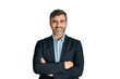 © Cris C. - Businessman smiling with arms crossed on white background
