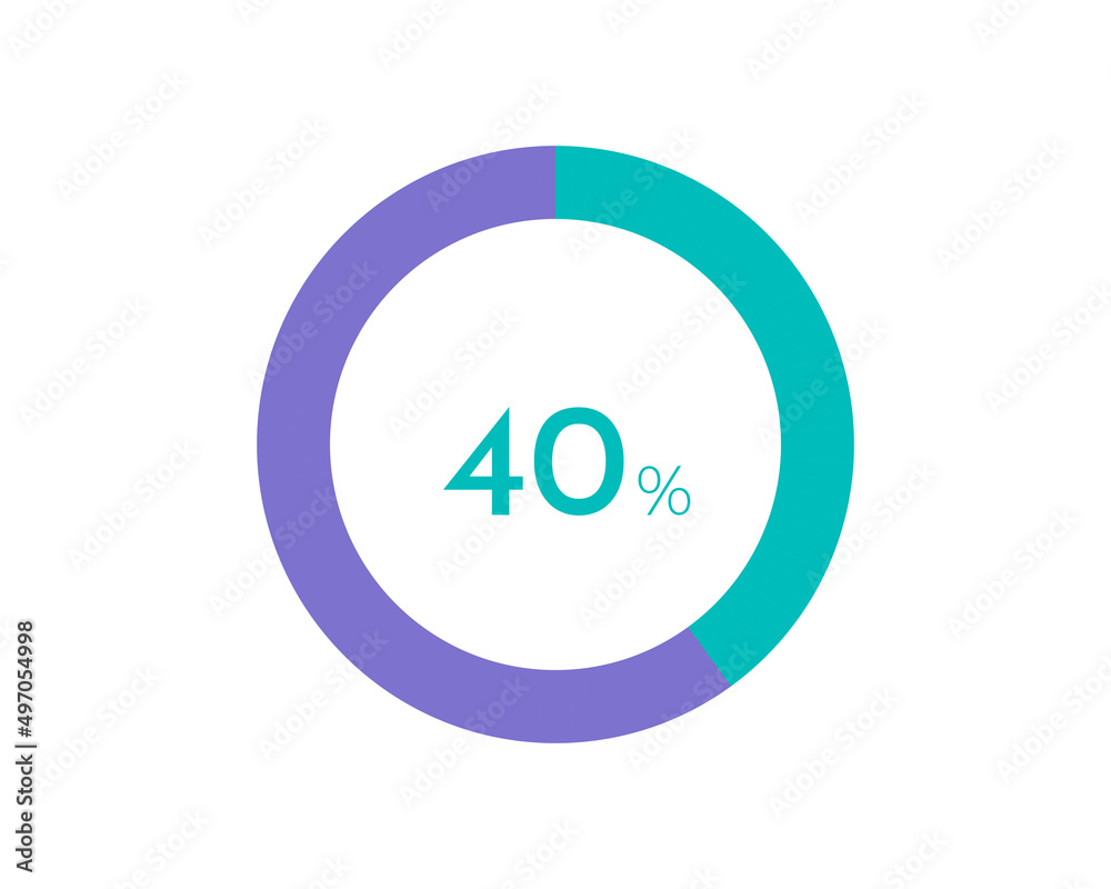 40 Percentage Pie Diagrams On The White Background Pie Chart For Your 40-percentage-pie-diagrams-on-the-white-background-pie-chart-for-your