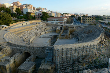 Wall Mural - The roman amphitheater of Tarragona on Spain