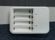 Charger for four rechargeable batteries