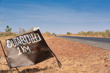 Road to Duta Bulu at the Gambia