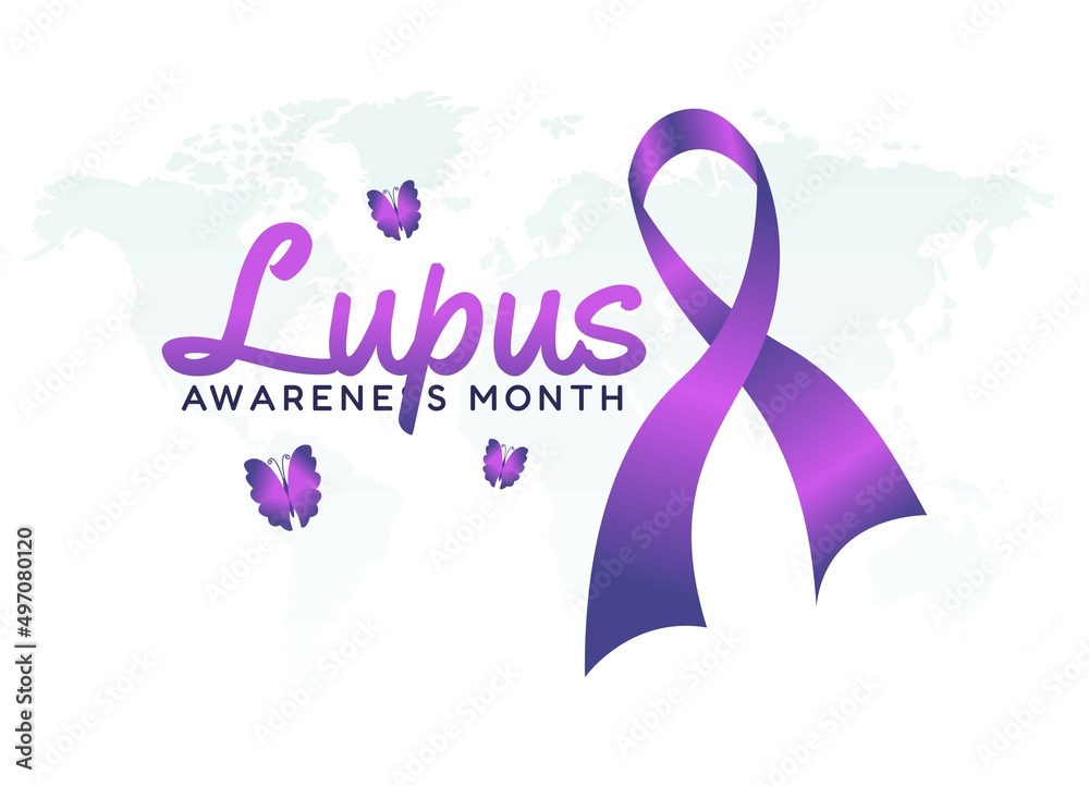 vector graphic of lupus awareness month good for lupus awareness month ...