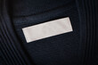 © OSORIOartist - Clothing label on a jacket mockup .