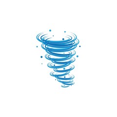 Tornado logo symbol vector illustration design