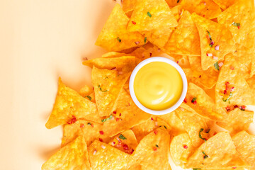 nachos and cheese sauce