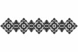 ancient slavic embroidery pattern. square seamless rhombuses. flat vector illustration.