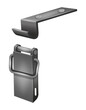 metal latch for tool box vector illustration