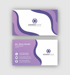 Wall Mural - Corporate business card design template