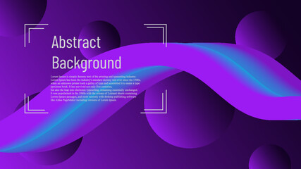 Wall Mural - purple and light blue wave blend like science element background 