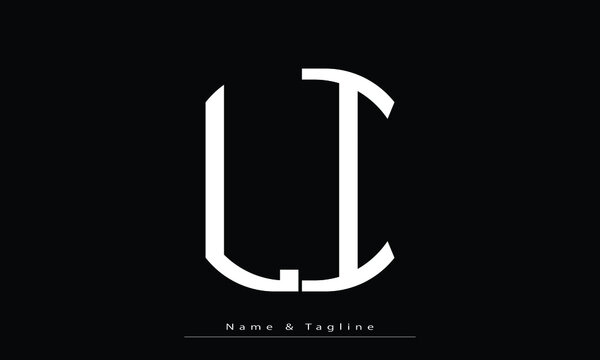 Alphabet letters Initials Monogram logo LI , IL