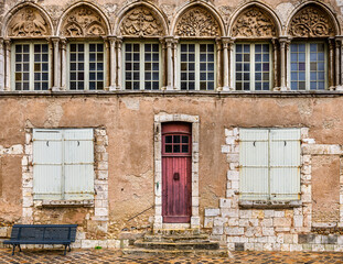 Canvas Print - Metz courtyard