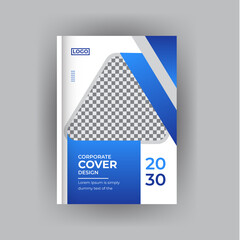 Wall Mural - Corporate business brochure book cover design template