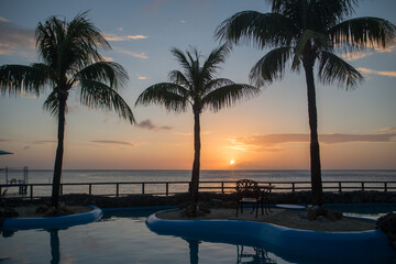 Wall Mural - Relaxing in Roatan