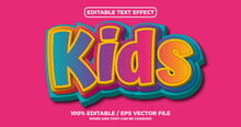 Kids Text Effect Style