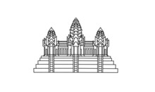 Angkor Wat Cambodia Coat Of Arms