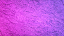 Abstract Colorful Background. Violet Pink Gradient. Toned Purple Rough Stone Texture. Background With Space For Design.