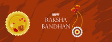 Happy Raksha Bandhan Greeting Card Design 