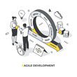 © Rassco - Agile Development Sprint Isometric Scene