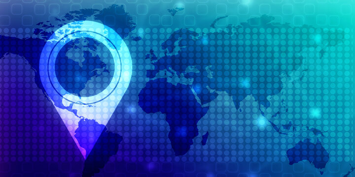 2d rendering Red map pointer