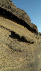 Wall Mural - Ancient Volcanic Rocks near Volcano Teide in Tenerife, Spain