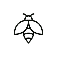 Wall Mural - bee logo icon design template vector
