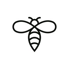 Wall Mural - bee logo icon design template vector