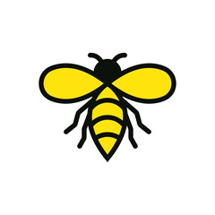 Wall Mural - bee logo icon design template vector