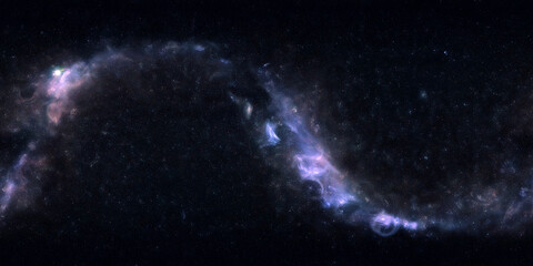 milkyway galaxy 360° x 180° vr environment equirectangular