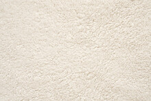 White Fluffy Fur Fabric Wool Texture Background