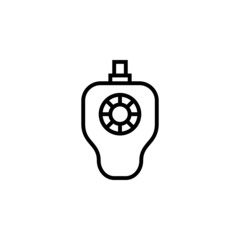 Poster - trackball vector icon. computer component icon outline style. perfect use for logo, presentation, website, and more. simple modern icon design line style