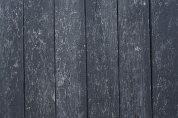 Wall Mural - black dirty wooden boards background texture