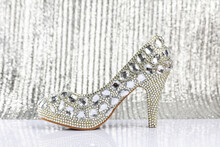 Beautiful Crystal Heels For Ladies