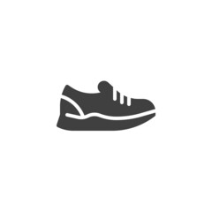 Wall Mural - Shoe, sneaker vector icon