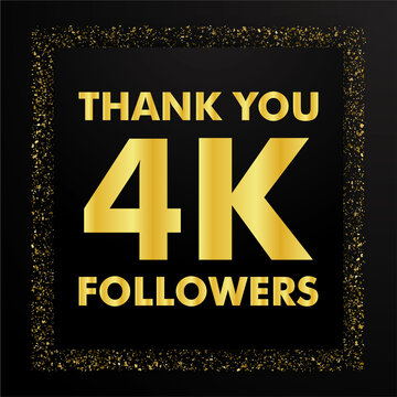 Thank you followers people, 4k online social groups, number of subscribers in social networks, the anniversary vector illustration set. My followers logo, followers achievement symbol design.