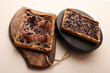 Tarte Cookie Chocolat Caramel aux brisures d'Oréo & Poires