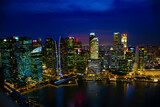 Fototapeta  - Singapur_By_Night_View_from_Marina_5