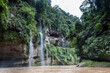 Jungle in the Peruvian Amazon. Rio Abiseo National Park. Waterfalls and a river