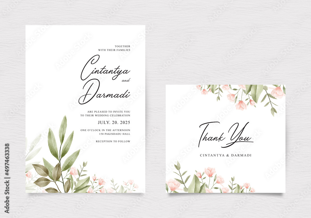 Adobe stock wedding invitations | Honestweddingadvice.com