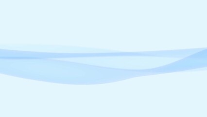 3D animation - Blue abstract background of a looping slow motion waveform