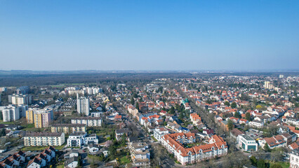 Sticker - Aerial view from Hanau city,Germany