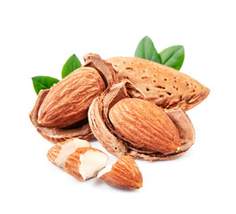 Wall Mural - Almonds nuts